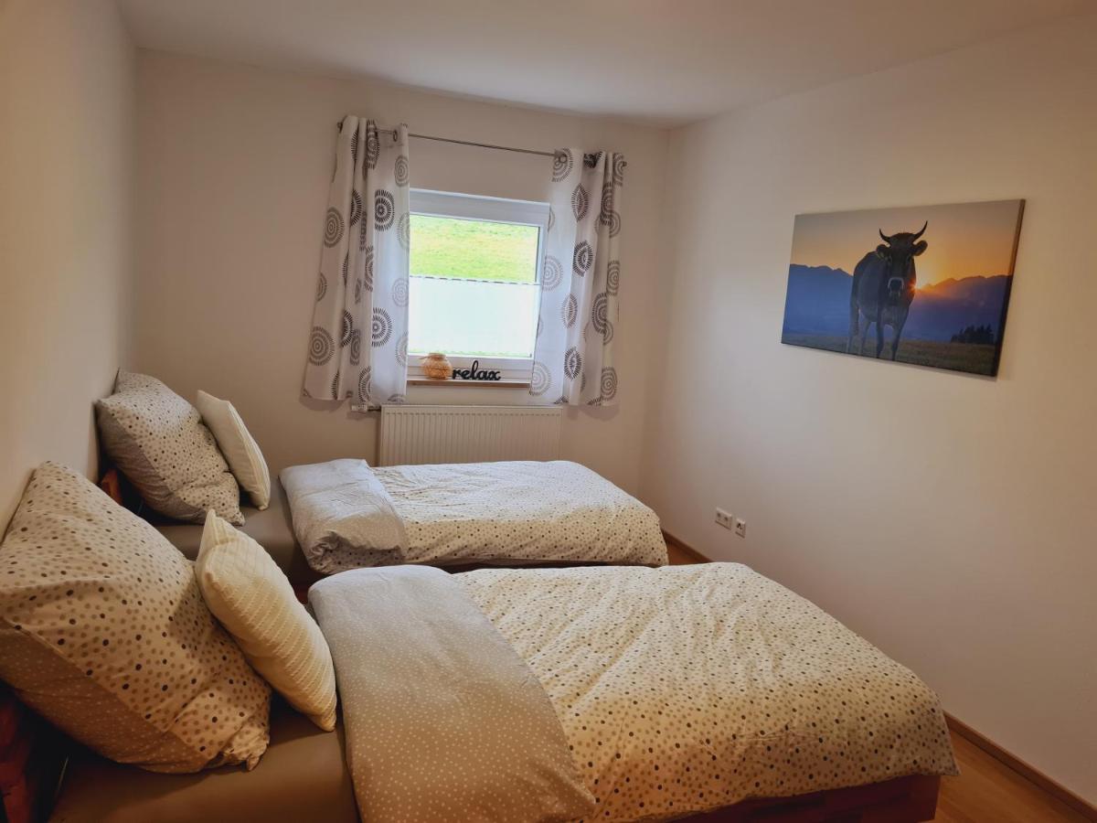 Ferienwohnung Waldfrieden Scheidegg Bagian luar foto